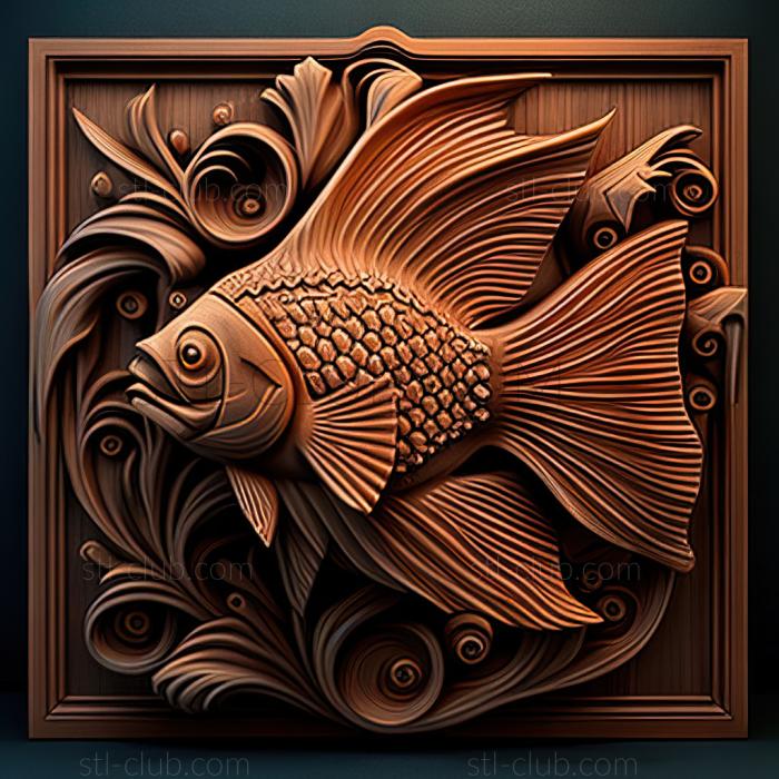 3D model st Parancistra fish (STL)